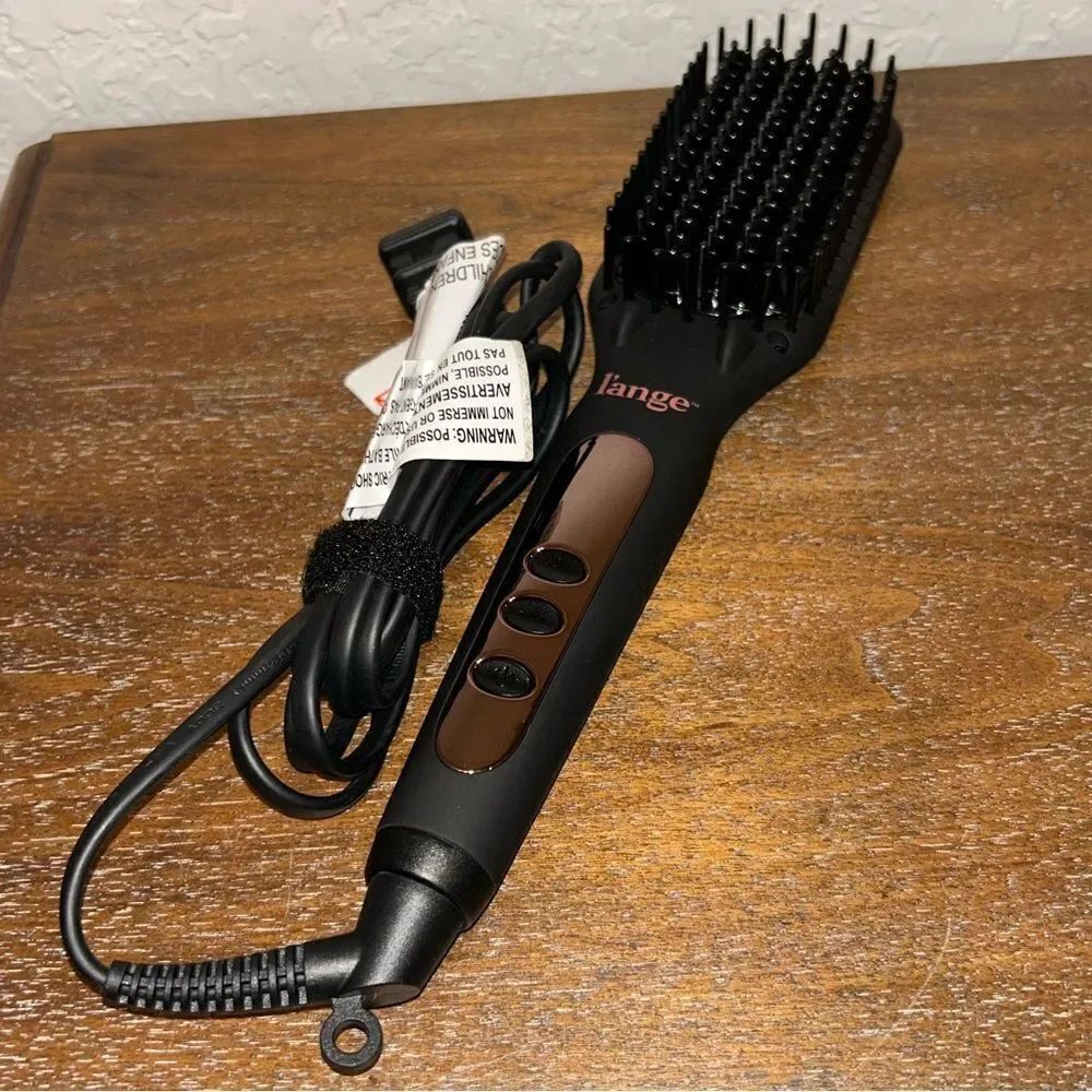 L’ange Electric Straightener Brush Hair Tool